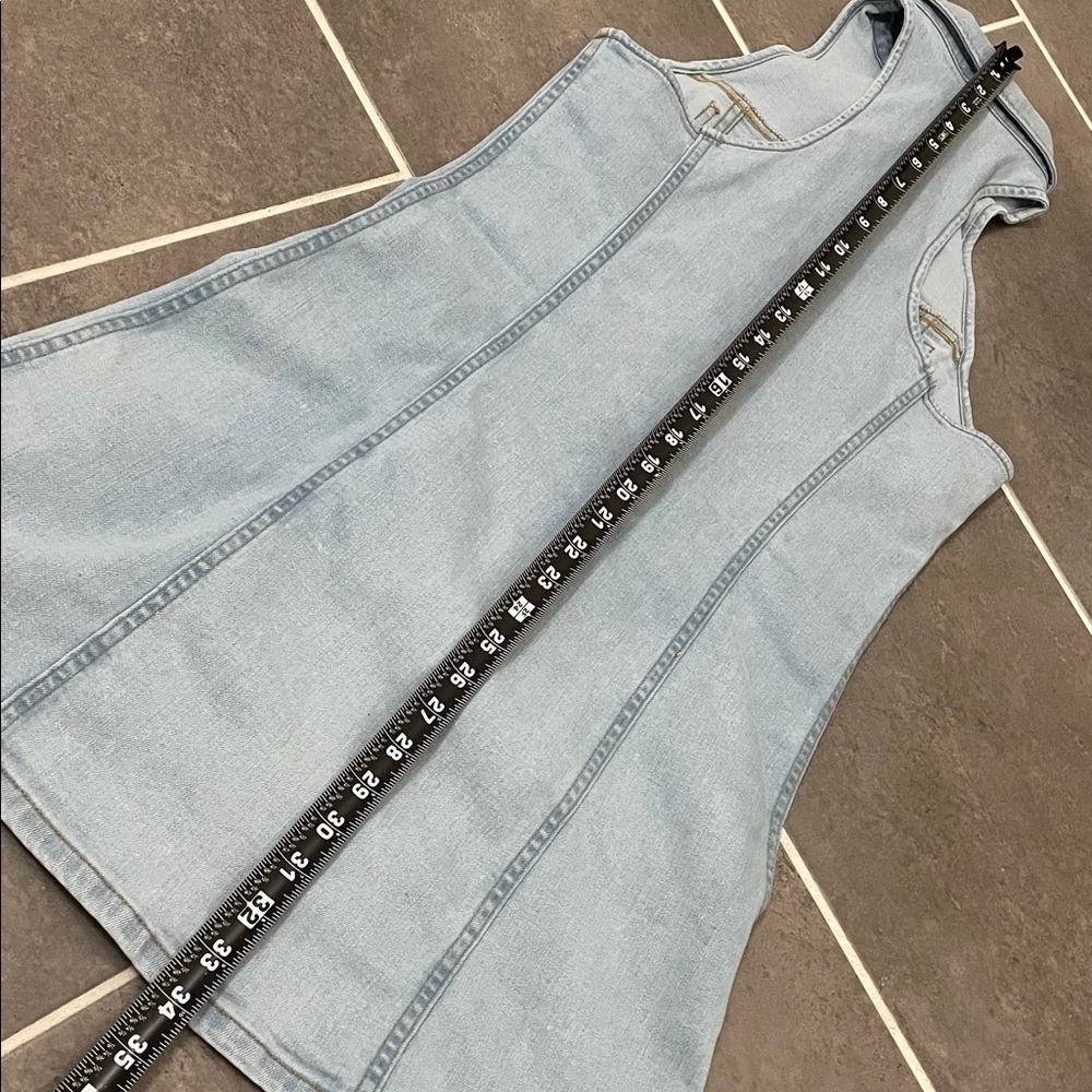 Wrangler Retro 80s Denim Collared Dress size Small - Picture 10 of 10